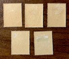 Chile Stamps J43-j47 Postage Due Complete Set Mint Hinged