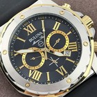 Bulova Marine Star Series A 98b277 Black Gold Dial Silicon Men   s Quartz Watch
