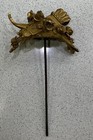 Antique Rococco French Ormolu Bronze Furniture Pediment Clock Decoration 