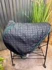 Schnieders Dura Tech Padded Zip Up English Saddle Carrier Case   Green Plaid
