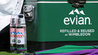 Wimbledon X Evian Players Edition Waterbottle Brand New 2026