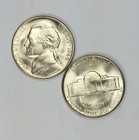1945 S Uncirculated Jefferson Nickel Choice To Gem Bu  35  Silver