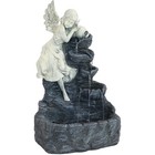 29  Angel Falls Solar Water Fountain With Led Lights  Polyresin By Sunnydaze