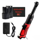 3 8  Electric Ratchet Wrench 60 Ft-lb Extended Wrench With 2 Batery   Charger