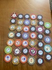 40 High Value Casino Chips  Poker-roulette chips From Allover The Country