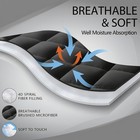 Extra Deep 3  Fluffy Mattress Topper Soft Quilted Pillow Top For Back Pain Queen