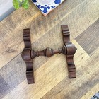 Antique Vintage Carved Wooden Turned Stretcher Furniture Part Salvaged