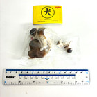 Yujin Dog Gashapon Mini Figure 1 1 2  Saint Bernard White And Brindle Japan
