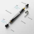 Cavn Pen Light With Pupil Gauge Led Penlight For Nurses Black And White
