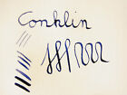 Gorgeous 1920  s Conklin Endura Regina Blue Fountain Pen Flexy B Ef-bb