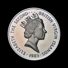 British Virgin Islands  1985  10 Cents - Great Barracuda Fish  Qeii  Rare