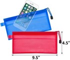 12pcs Pencil Pen Case Zipper Pouch Cosmetic Bag Storage Stationery Waterproof Us