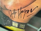 1985 Wwf Hulk Hogan Rookie Poster Signed Autograph Schwartz Sports