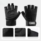 Fitness Gloves Weight Lifting Gym Workout Training Wrist Wrap Strap Men Women Us