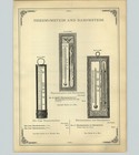 1890 Paper Ad 2 Pg Brass Glass Dairy Thermometer Barometer Tin Case Onward Pool