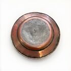 Antique Plate Hammered Copper Ottoman Turkish Empire Late 19th Century 9 Inch