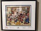 Disney  fab 5 Story Session  Sericel With Original Signatures By Voice Actors Le