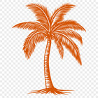Palm Tree Stencil     Reusable Tropical Template For Wall Art  Diy Crafts   Decor