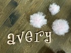 Avery Pink Wooden Wall Letters - Girl Bedroom   Nursery Decor