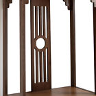 Chinese Style Vintage Console Table Sofa Side Table Bamboo Shelf Entryway Table
