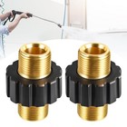 Brass Pressure Washer Connector Quick Connect Fitting M22-14mm Hose Adapter