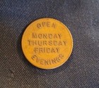 Chicago Illinois Parking Token Wolke   Kotler Clothing Store Trade About 1 Inch