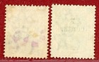 Hong Kong  64-65  Qv Surcharged 7c   14c  Used  Scv  112 00  lot 2 