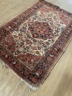Authentic Old Persiann Overdyed Orientalarea Rug  3  X 5  Qumm Vintage