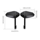 Handle Bar End Mirror Side Rearview Mirrors For Street Triple 765 Rs r s 2022_