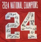 2024 Ohio State National Champions Signed Jersey 21  Autos Jeremiah Smith Swau