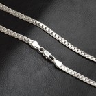925 Sterling Solid Silver Chain Necklace Jewelry For Women Men Fashion Gift