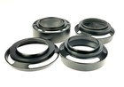 Unbranded 39mm Screw-in Metal Lens Hood Shades Lot Of 4 Hoods