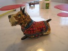 Vintage 1930s Marx Tin Litho Dog Wind-up Toy - Wee Scottie - Complete  Working