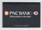 2026 Cincinnati Reds Regular Season Pocket Schedule Pnc Bank Version
