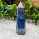 Natural Lapis Lazuli  Tower  Healing Crystal Obelisk Hexagonal Ornament For Gift