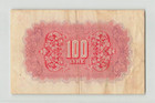 Libya - Tripolitania 100 Lire 1943  P-m6  Original Crisp Vf  Wwii British  B7