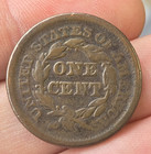1851 Braided Hair Large Cent Early Us Mint 1c Copper Penny 