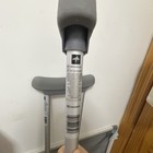 Medline Adjustable Aluminum Adult Crutches Silver Gray