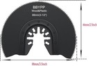 7pcs Semi Circular Oscillating Saw Blades For Cutting Wood Plastic Soft Metal