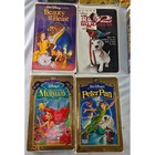 Disney Pixar Vhs Lot Of 18 Clamshell Sing A Long Peter Pan Make Mine Music Goofy