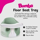 Bumbo Baby Floor Seat  Portable Infant Sit Up Chair W  Tray Attachment  Hemlock