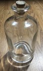 Vintage Usa Clear Glass Apothecary Medicine Bottle 7    Inch Decorative W Cork Top
