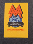 Ww2 Nazi German Third Reich 1937 Leipzig Fair Labels Pair German Poster Stamps