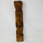 Antique Wooden Hand Carved Tribal Tiki God  male  Carving 19    Figurine Original