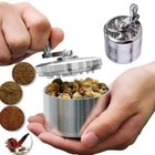 5 Pcs Herb Tobacco Grinder Spice Herbal Metal Smoke Crusher Handle Hand Muller