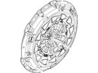 Genuine Ford Clutch Pressure Plate And Disc Set Dv6z7b546a