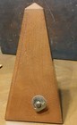 Vintage Seth Thomas Metronome De Maelzel Wood Timer Wind Up Works 9 Inches