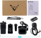 1pack Retevis Rt86 Handheld Two Way Radio Long Range Walkie Talkie  shoulder Mic