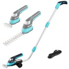 Duratech 7 2v 3-in-1 Cordless Electric Grass Trimmer Hedge Shears Extension Pole