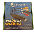 Nib Clearclick Vhs To Dvd Wizard With Usb Video Grabber Convert Any Video To Dvd
